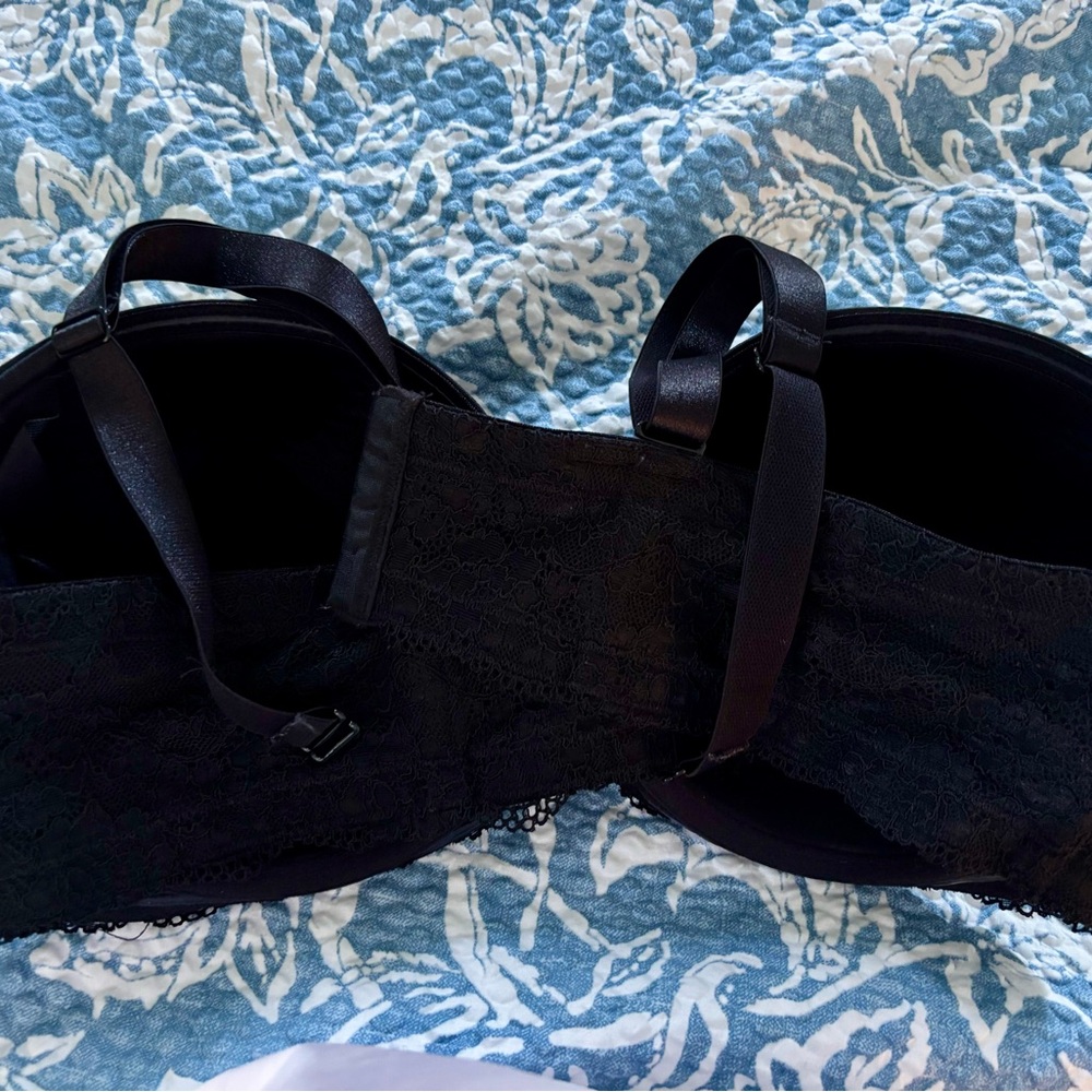 DEESSE Black Lined Strapless 42D - Picture 3 of 3